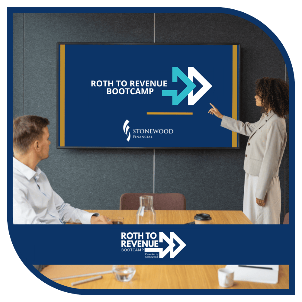 Roth to Revenue Bootcamp Upcoming Events Logo Roth to Revenue Bootcamp Upcoming Events Logo